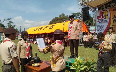 Jamran III Purwareja Klampok Resmi Dibuka, Wabup Wakhid : Ajang Membentuk Pramuka kreatif dan Inspiratif
