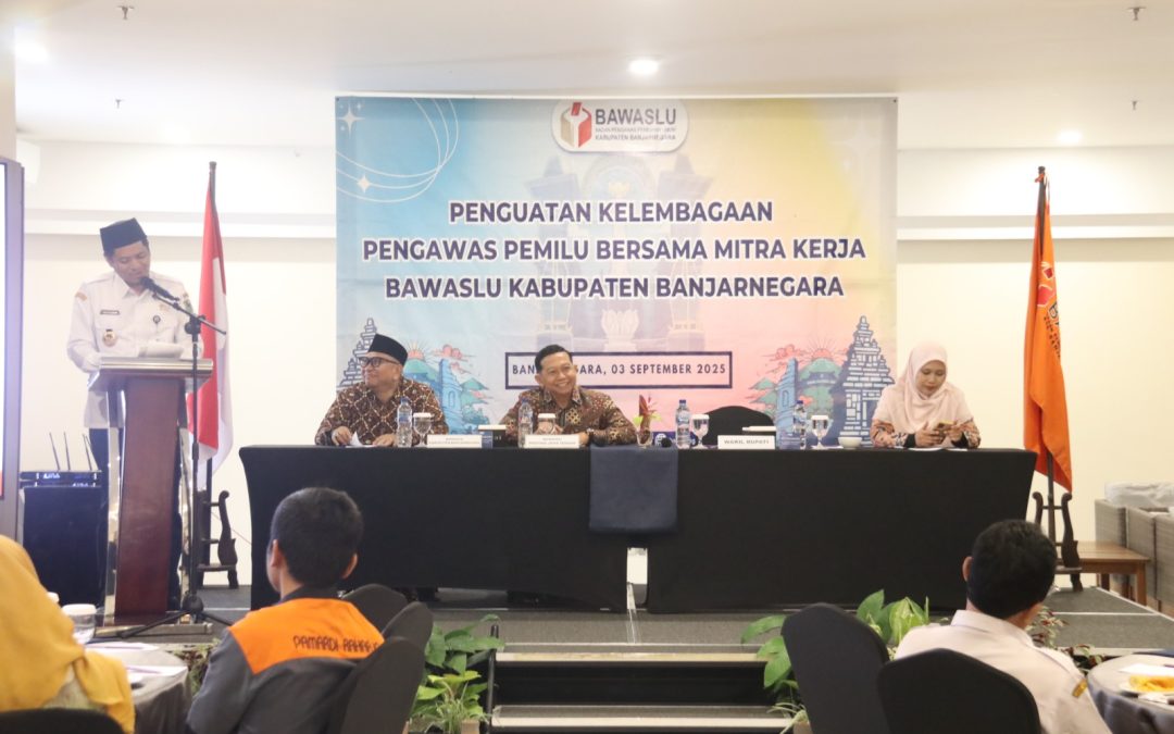 Penguatan Kelembagaan Pengawas Pemilu bersama Mitra Kerja Bawaslu Banjarnegara