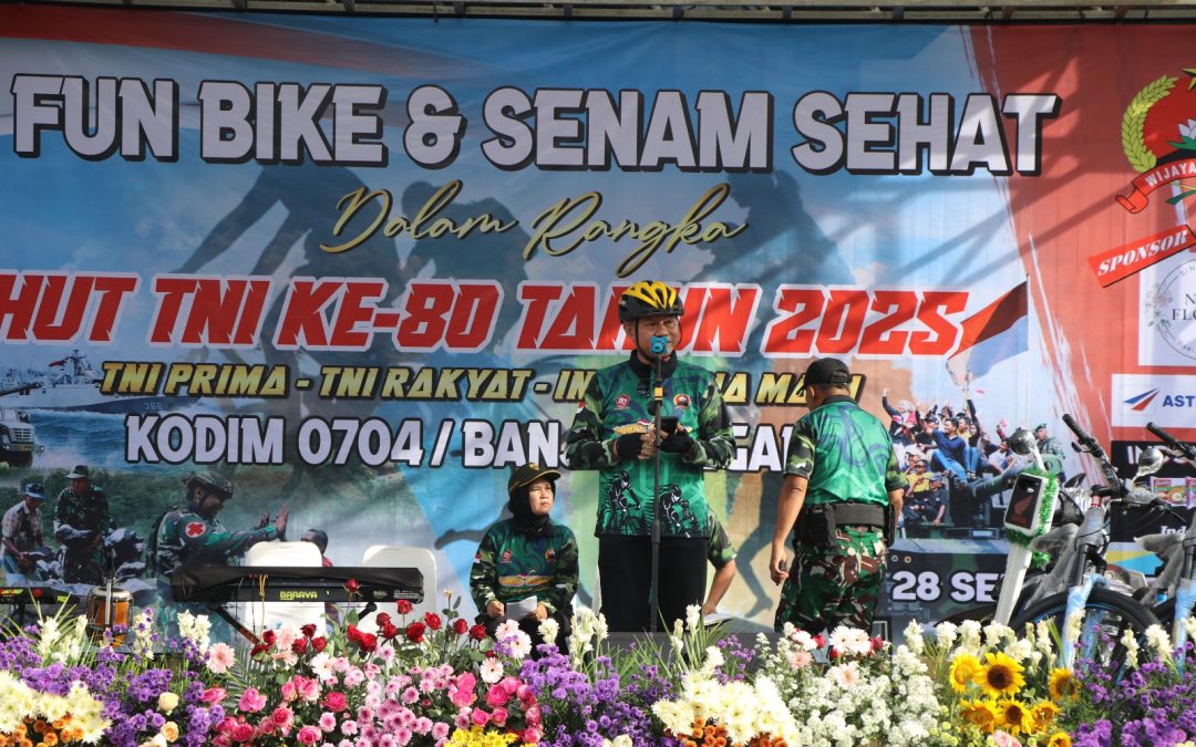 Ribuan Pegowes Ramaikan Fun Bike dan Senam Sehat Banjarnegara 2025