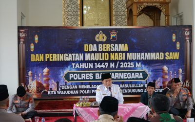 Doa Bersama dan Peringatan Maulid Nabi di Polres Banjarnegara, Wabup Ajak Semua Elemen Jaga Kondusivitas