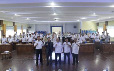 Sekda Banjarnegara Terima Visitasi Monev Keterbukaan Informasi Publik