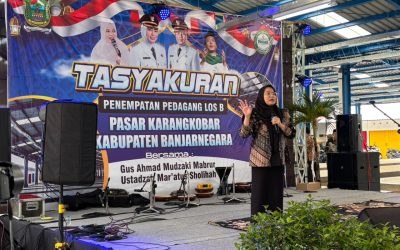 Bupati Amel Resmikan Pasar Karangkobar, Rampung Dibangun Pasca Kebakaran 2024