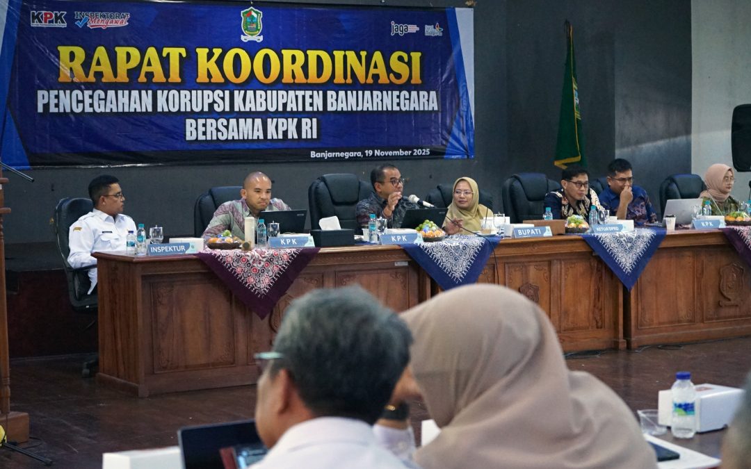 Rakor Pencegahan Korupsi Bersama KPK, Bangun Persepsi Pemerintahan yang Bersih