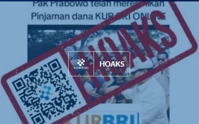 [HOAKS] Presiden Prabowo Resmikan Dana Pinjaman KUR BRI Tanpa Jaminan